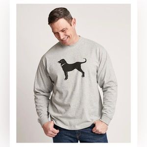 The Black Dog Mens Classic Longsleeve Tee